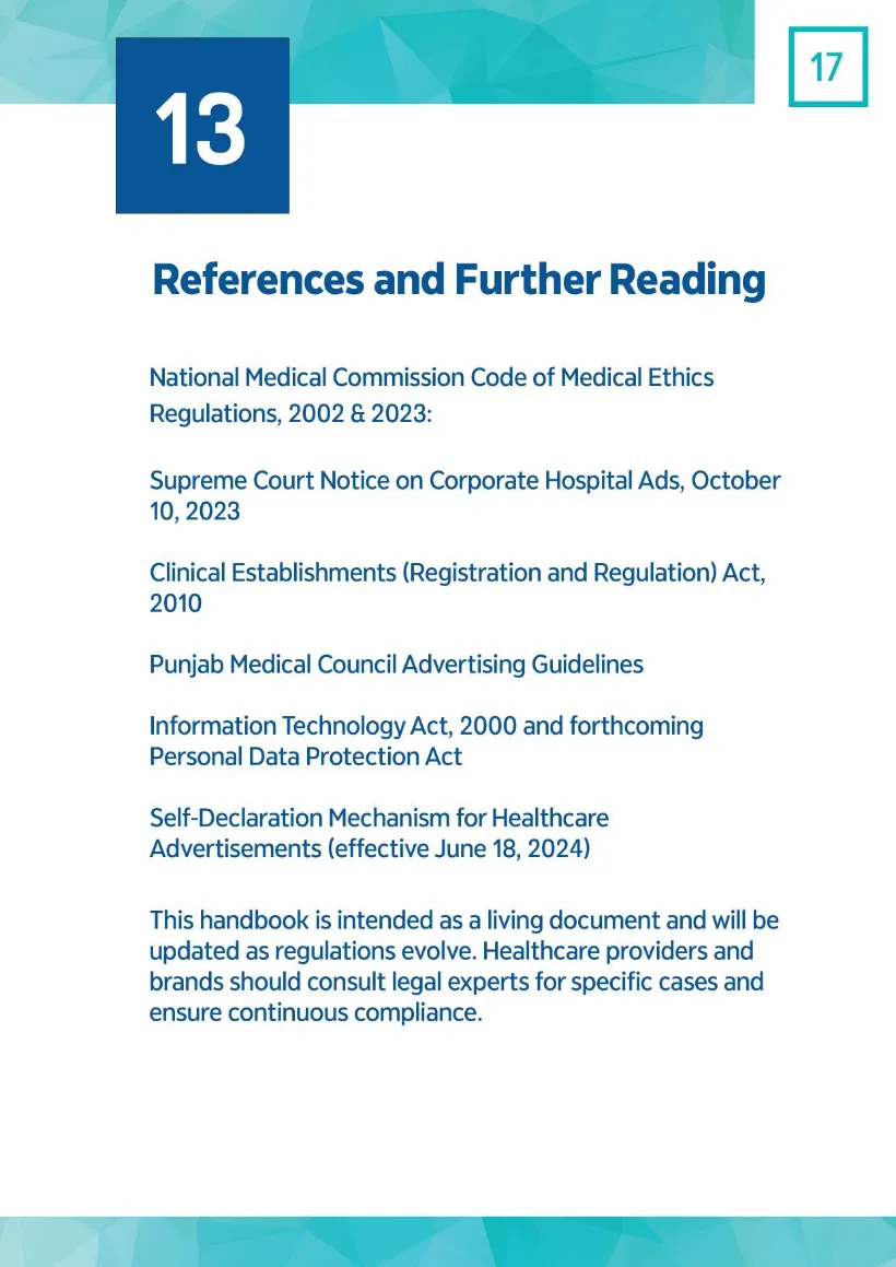 Rules Before Reach, June 2025 edition, page 18 of 19: 13. References and further reading